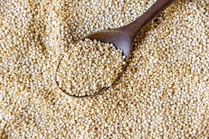 Close-up of kodo millet grains